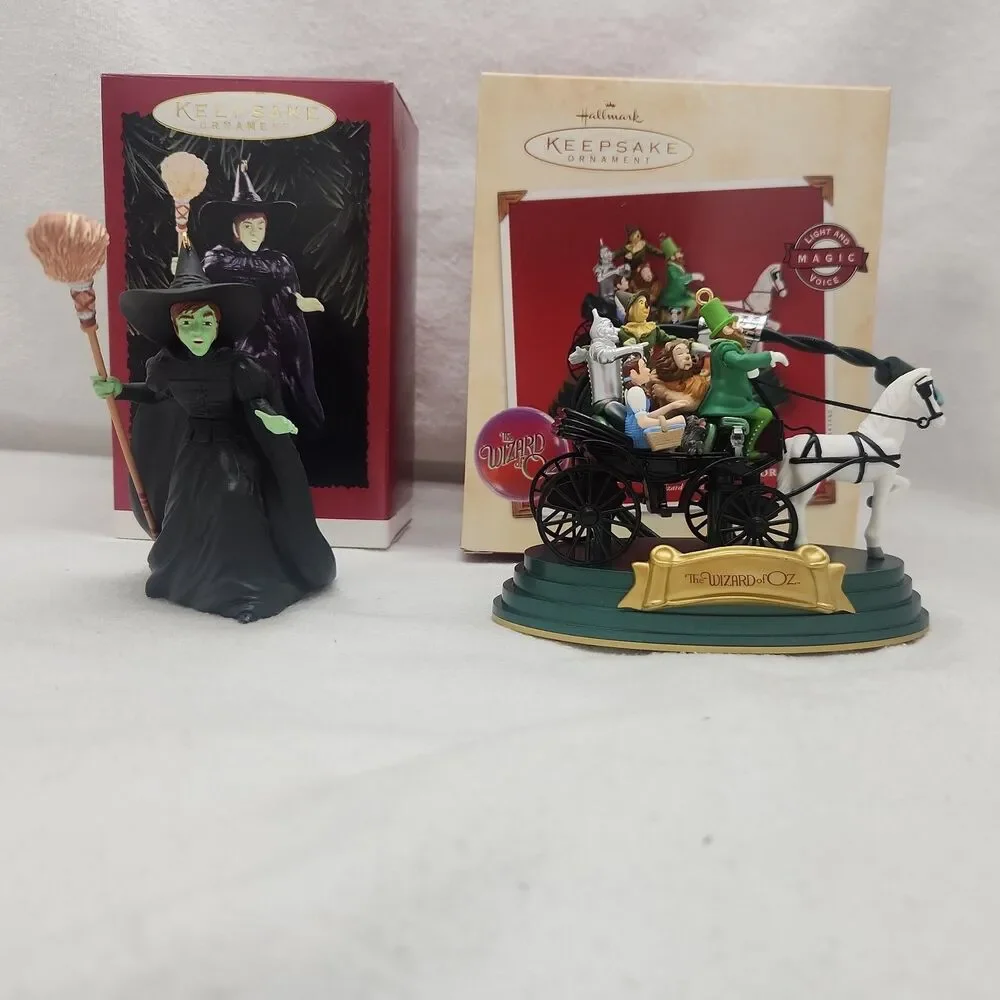 Ornaments Hallmark Keepsake WIZARD OF OZ Set Of 10 90s-00s List Below New Open